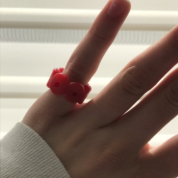 10 pack handmade pony bead rings - Picture 3 of 11